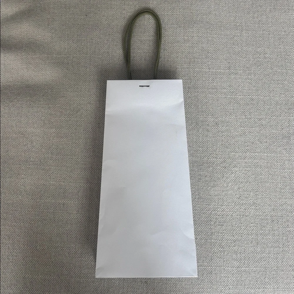 Van Cleef & Arpels White and Green Shopping Bag